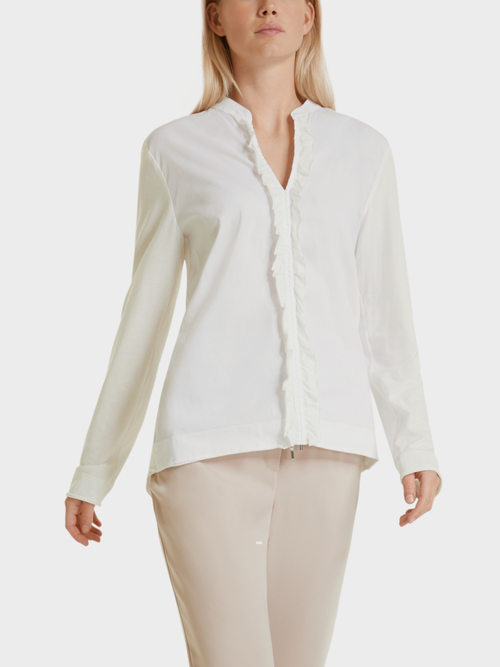 Bluse mit Mini-Rüschen