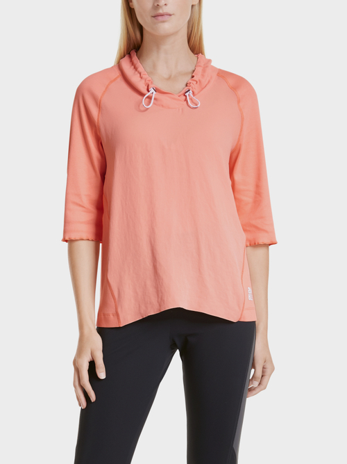 Blusenshirt aus Materialmix