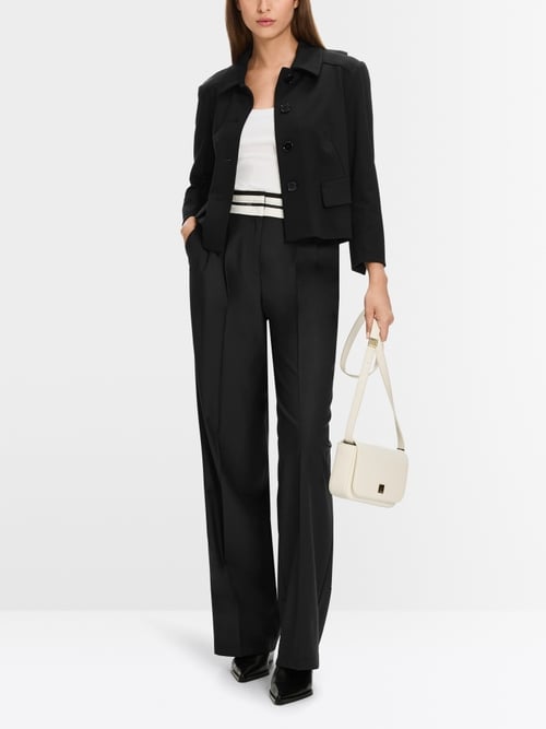 Veste courte manches fendues