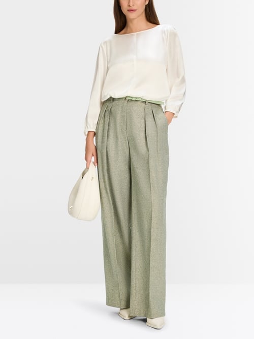 Losse zijden blouse