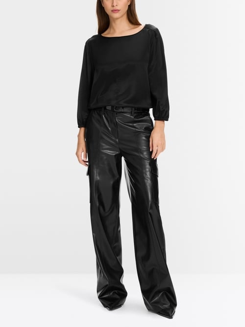 Losse zijden blouse