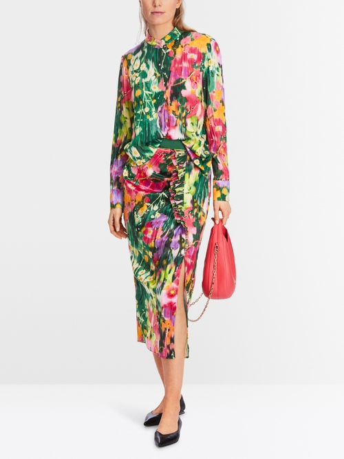 Blouse met bloemenprint