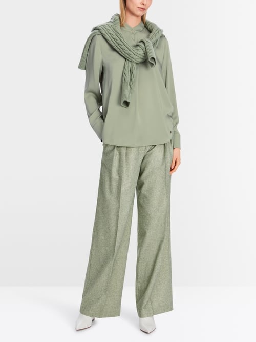 Blouse met opstaande kraag