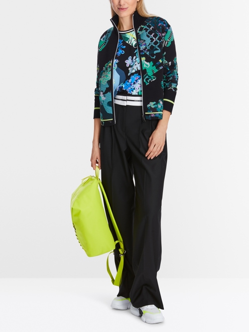 Jacquard cardigan - knitted in Germany