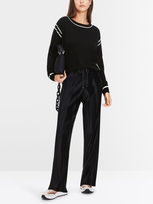 "Rethink Together" sweater with kimono
