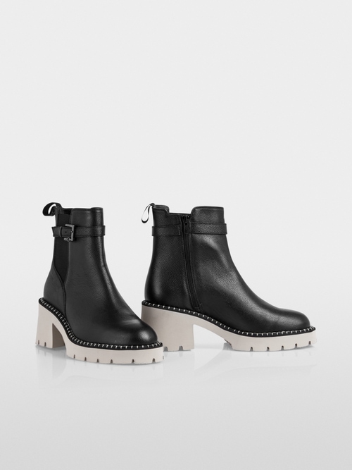 Bootie élégante avec talon bloc