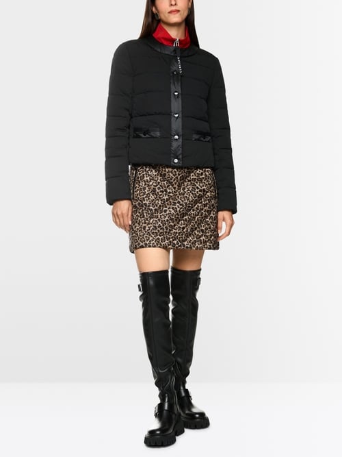 Steppjacke mit Nylondetails