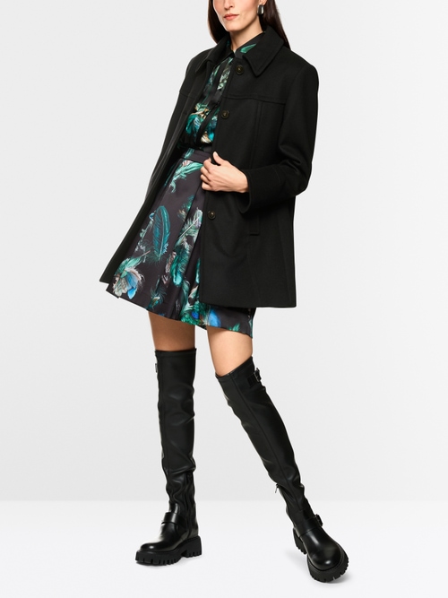 Jacke aus Schurwolle mit Kaschmir