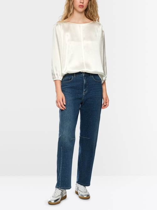Lockere Seidenbluse