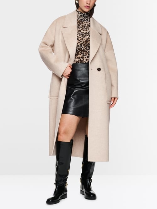 Manteau oversize luxueux