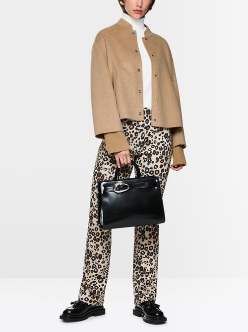 Veste oversize à manches côtelées