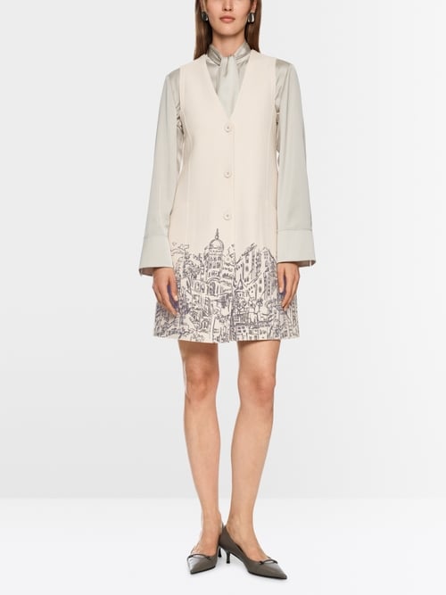 Robe en laine bouillie Knitted in Germany