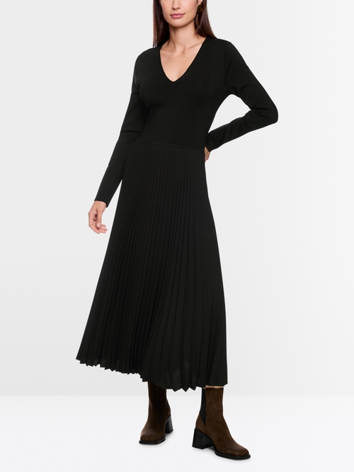Robe en viscose plissée