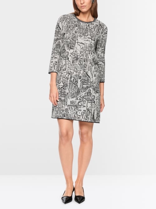 Knitted in Germany dress with motif