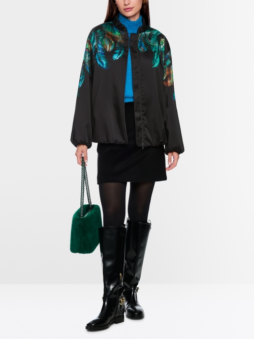 Blouson mit Federnprint