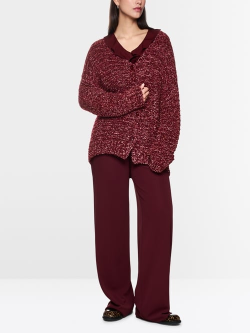 Cardigan scintillant tricoté en Allemagne