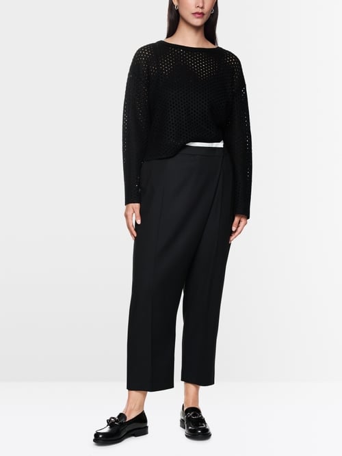 Pull en maille ajourée tricoté en Allemagne