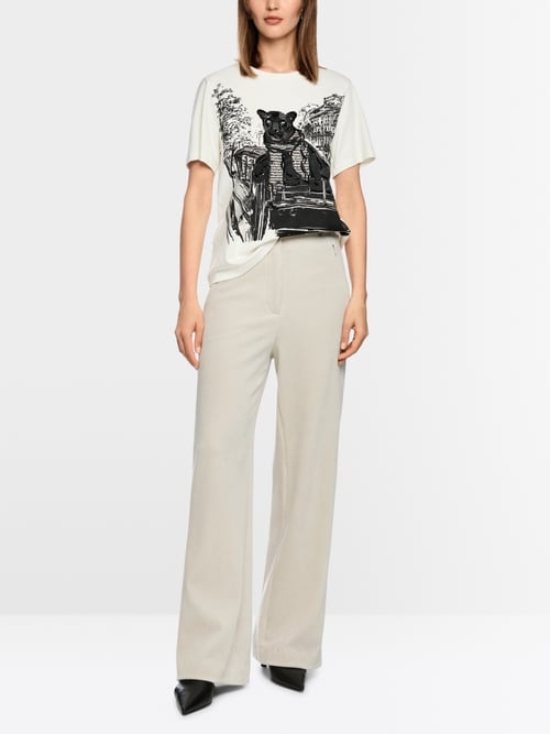 T-shirt avec imprimé panthère