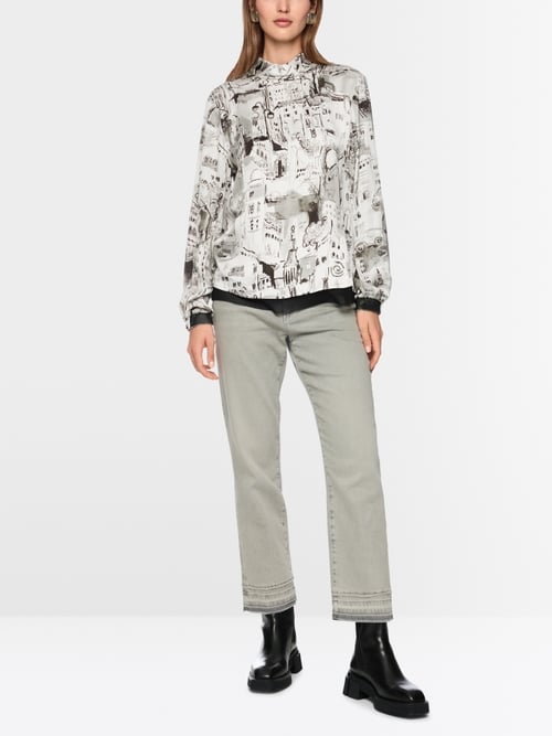 Blouse met CITY-print