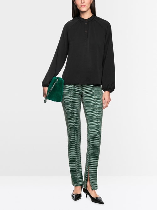 Rethink Together stand-up collar blouse