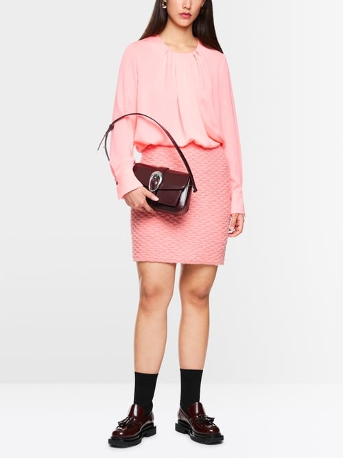 Knitted in Germany figure-hugging skirt