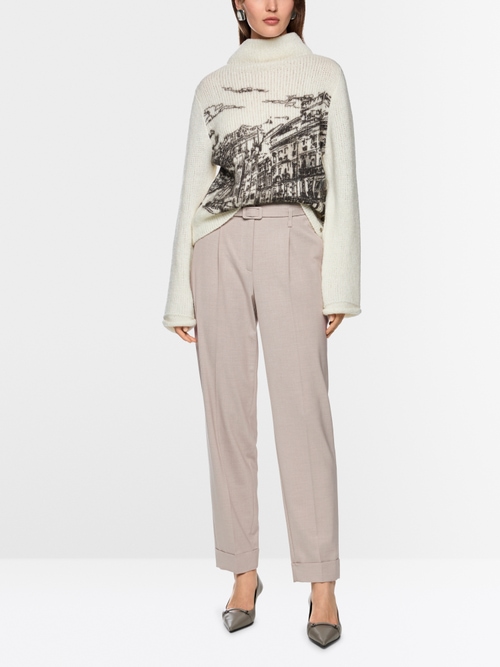 Broek FAQUS met hoge taille