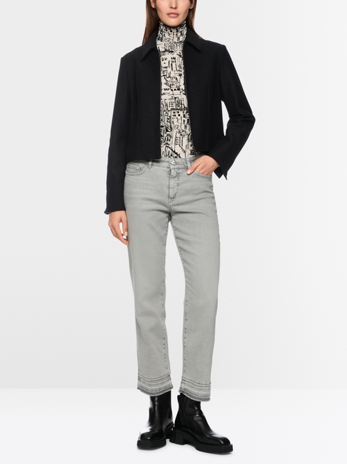 FORLI jeans with flower appliqué