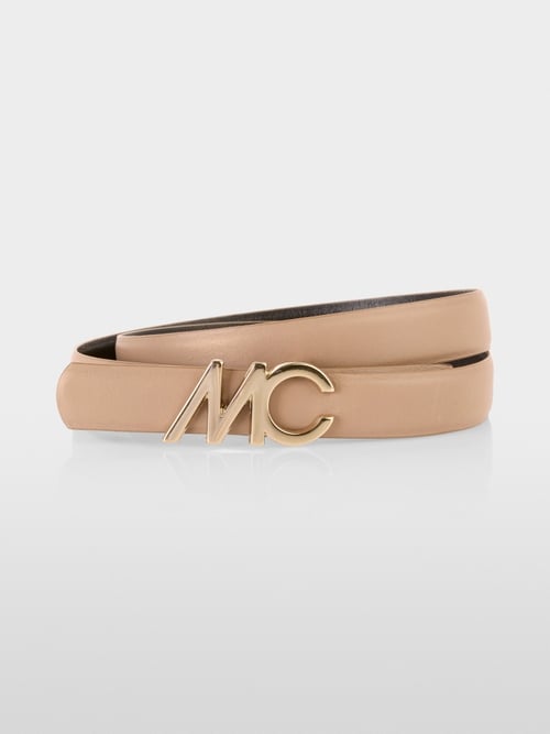 Ceinture fine en cuir de vachette