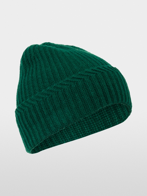 Chunky knit hat in wool blend