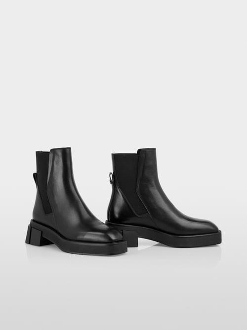 Bottines Chelsea à talons larges