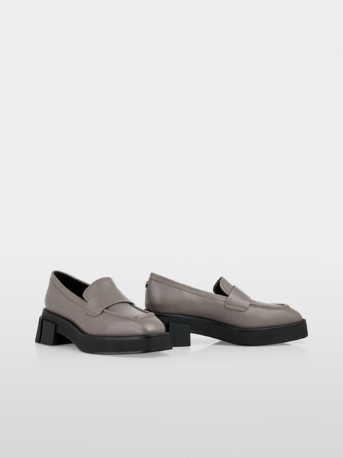Lederschuh mit Plateau