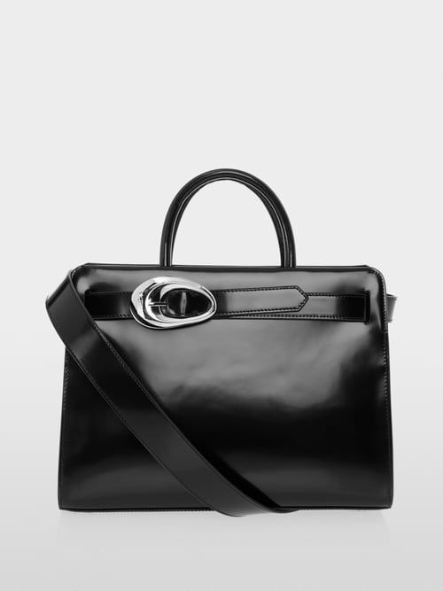 Sac à main élégant avec boucle logo