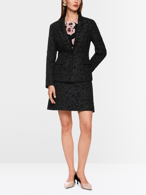 Blazer met bloemenmotief