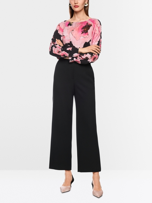 Losvallende blouse van viscose