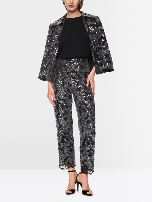 Broek FRIA met pailletten en kant
