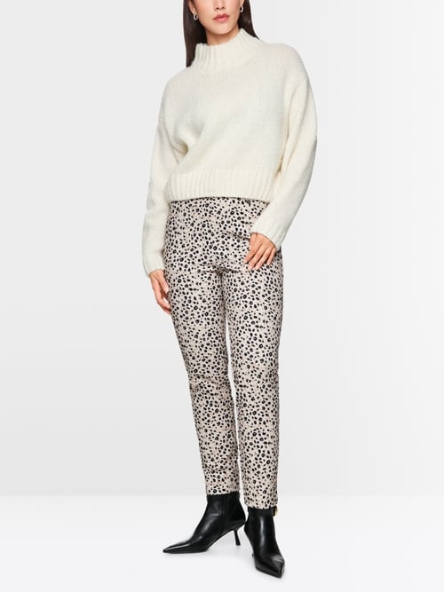 Pantalon SOFIA à imprimé léopard