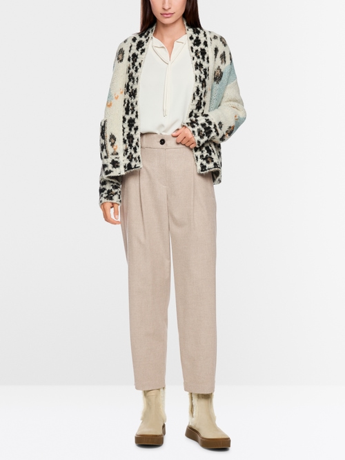WELS wide fit trousers with pleats