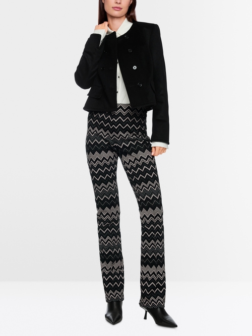 Instapbroek FREDERICA met zigzagpatroon