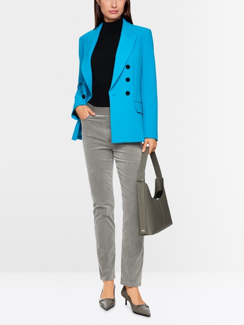 Fluwelen instapbroek SIENA in slim fit