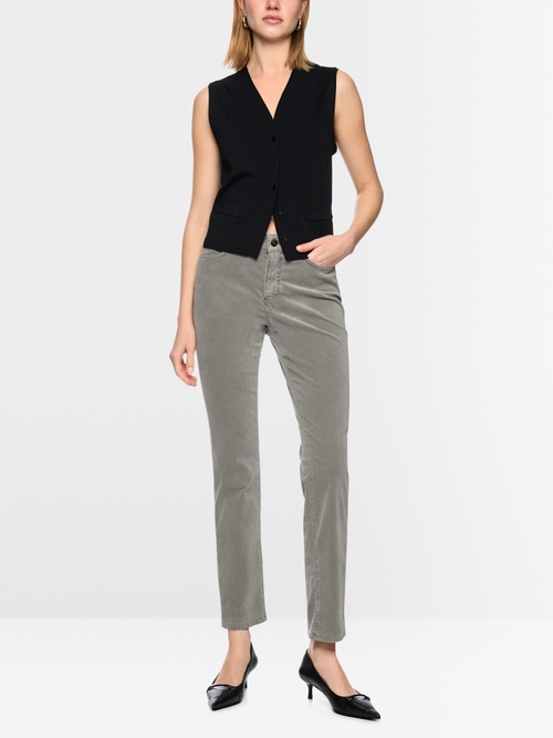 SILEA slim fit velvet trousers