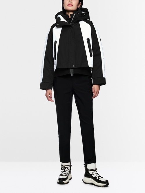 Outdoor jacket in a layered look