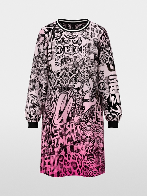 Kleid mit all-over Print