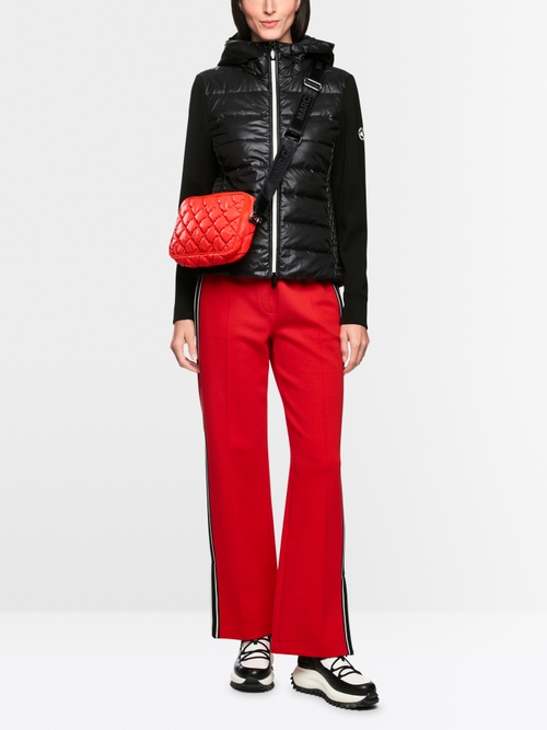 Jacke mit Fake-Daune und Kapuze