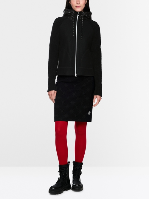 Strickjacke mit Kapuze Knitted in Germany