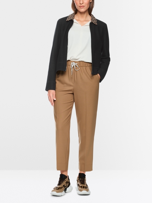 Veste en laine bouillie – Knitted in Germany