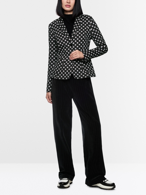 Blazer à imprimé étoiles de neige