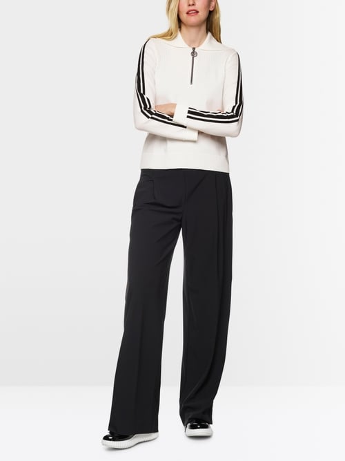 Pull à demi-zip tricoté en Allemagne