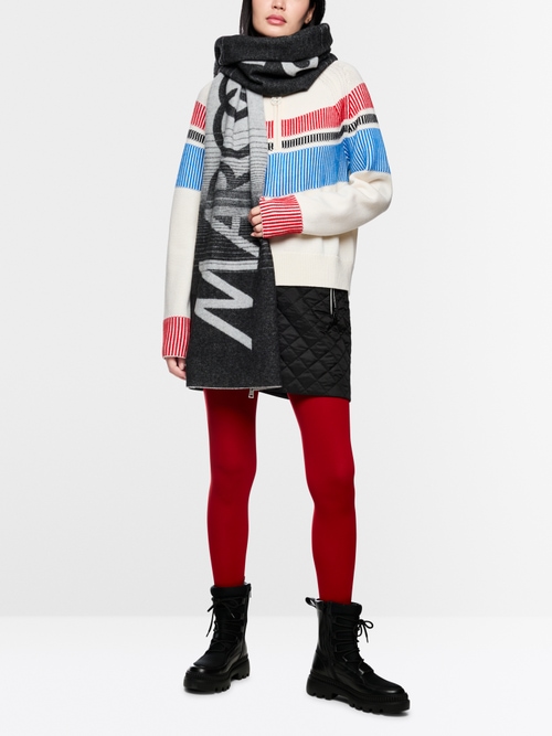 Pull en grosses mailles en pure laine