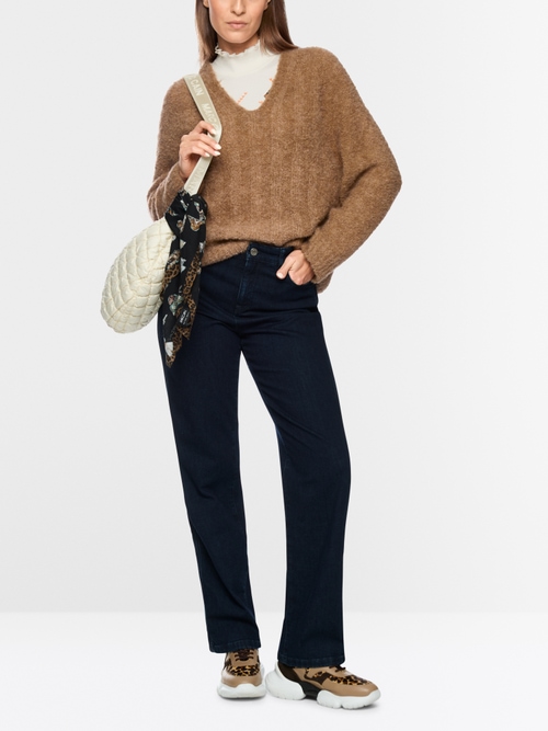 Knitted in Germany jumper with alpaca