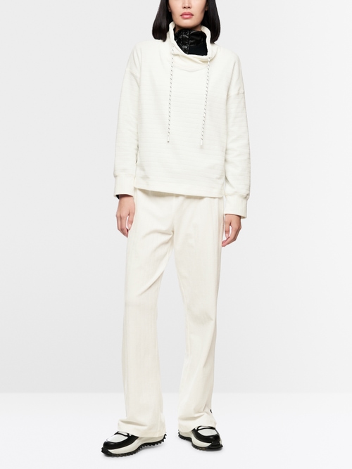 Sweat-shirt en chenille avec col tunnel